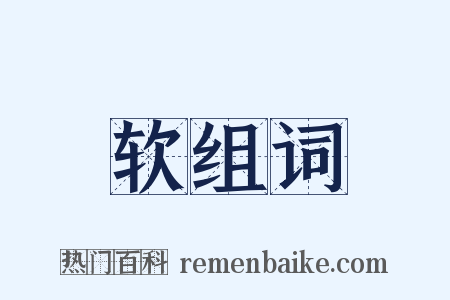 软组词是什么意思的图片